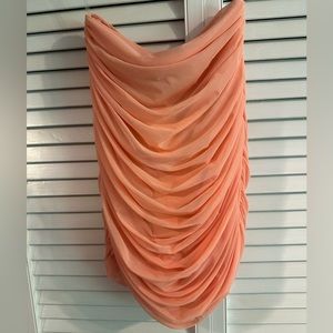 House of CB ruched mini skirt size medium. NWT